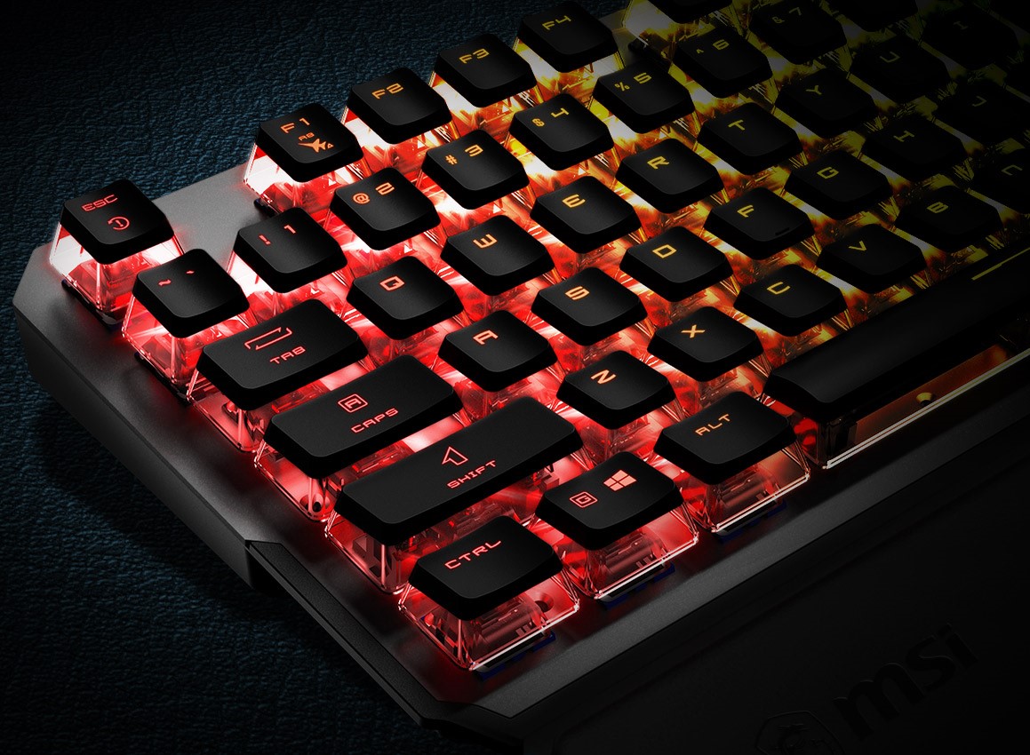 MSI Vigor GK71 Sonic AM Mechanical RGB Gaming Keyboard with MSI